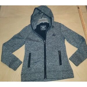 Daniel Hechter SPORT Grey & White Zip Up Hoodie Size 34
